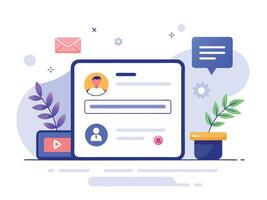 Deconstructing Sign Up and Log In vector