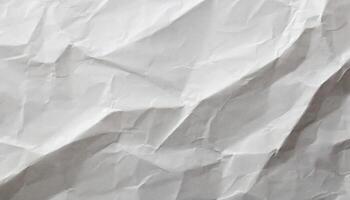 A detailed background of crumpled white paper, perfect for design projects, presentations, and texture overlays. photo