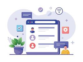 Sign Up and Log In Screen Components vector