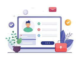 Behind the Scenes- Sign Up and Log In vector