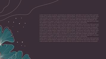 simple dark background with copy space vector