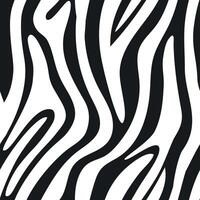 zebra print seamless pattern vector