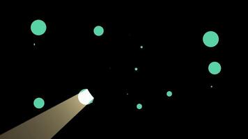 Abstract Lights Background Digital Rendering Loop video