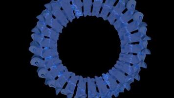 Abstract Data Radar Digital Rendering video