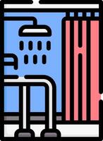 shower illustration design vector