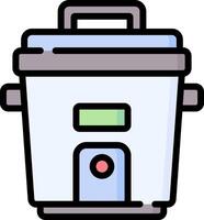 rice cooker illustration design vector