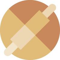 rolling pin illustration design vector