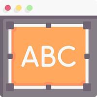 text editor illustration design vector
