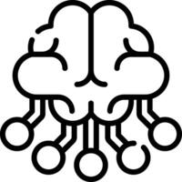 artificial intelligence illustration design vector