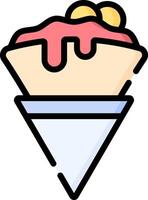 crepe illustration design vector