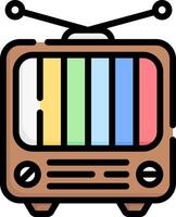 television illustration design vector
