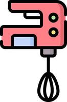 mixer illustration design vector