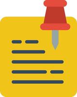 note illustration design vector