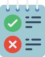 check list illustration design vector