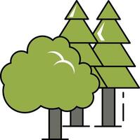 forest illustration design vector