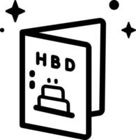 greeting card illustration design vector