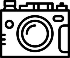 a camera icon on a white background vector
