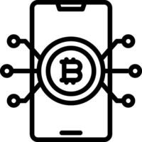 bitcoin illustration design vector