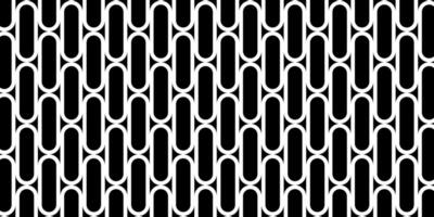 White geometric Bold Rounded Rectangles Pattern vector