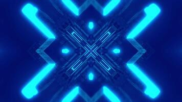 Abstract digital technology motion background, seamless loop video