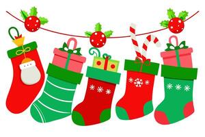 Festive Christmas Stock Graphics for Holiday Design Projects Ideal for Greeting Cards, Logos, Illustrations, Gift Tags, and Unique Seasonal Branding to Add a Touch of Holiday Cheer vector