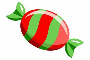 Sweet Christmas Candy Graphics for Holiday Design Projects Ideal for Greeting Cards, Logos, Illustrations, Gift Tags, and Unique Seasonal Branding to Add a Touch of Festive Delight vector