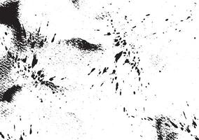 Grunge Black and White Watercolor. Abstract Ink Splash with Vintage Texture for Modern Art Design vector