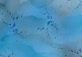 Abstract Sky Watercolor. Soft Blue Gradient with Artistic Stains and Pastel Ink Splash Background vector