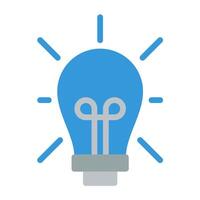 a light bulb with a ribbon on it vector