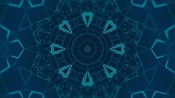 Abstract digital technology motion background, seamless loop video