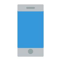 an icon of a mobile phone on a white background vector