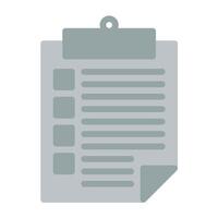 a clipboard with a checklist on it vector