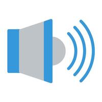 a speaker icon on a white background vector
