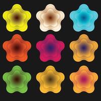 fantasy mixing multi colored liquid wave pattern creativity bright vector