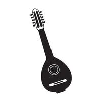 stringed musical instruments icon vector