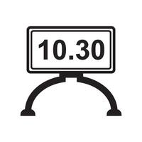 alarm clock icon vector