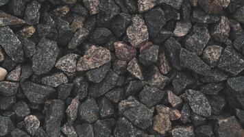 Stone path, view of the cobblestones from above. Background stones photo