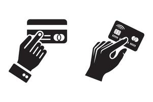 Credit Card Swipe Line Art Icon Ideal for Apps and Websites vector