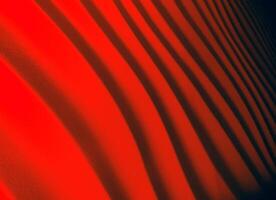 Abstract cyan backdrop with shadow and light alternating pattern. photo