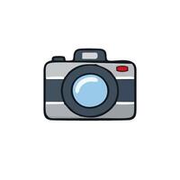 a camera icon on a white background vector
