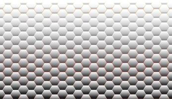 Simple white hexagon background. vector