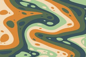Abstract psychedelic groovy background. . vector