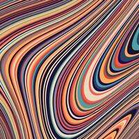 Abstract psychedelic groovy background. . vector