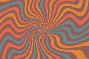 Abstract psychedelic groovy background. . vector