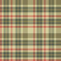 Tartan or plaid vintage color pattern. vector