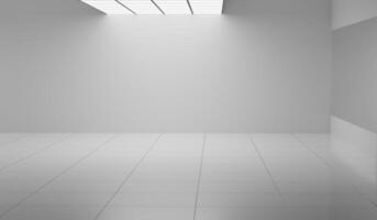 Backdrop, Modern room and lighting, Showroom, Wall, Product display, Floor, Exhibition, Copy space, Studio, 3D rendering photo
