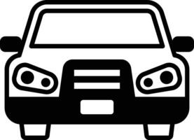Sedan car icon in line style vector