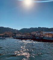 boats in the Nile river photo