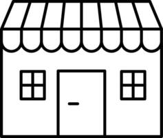 Shop Icon Design For Personal and Commerial Use vector