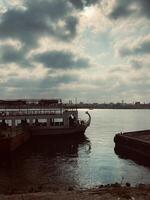 boats in the Nile river photo
